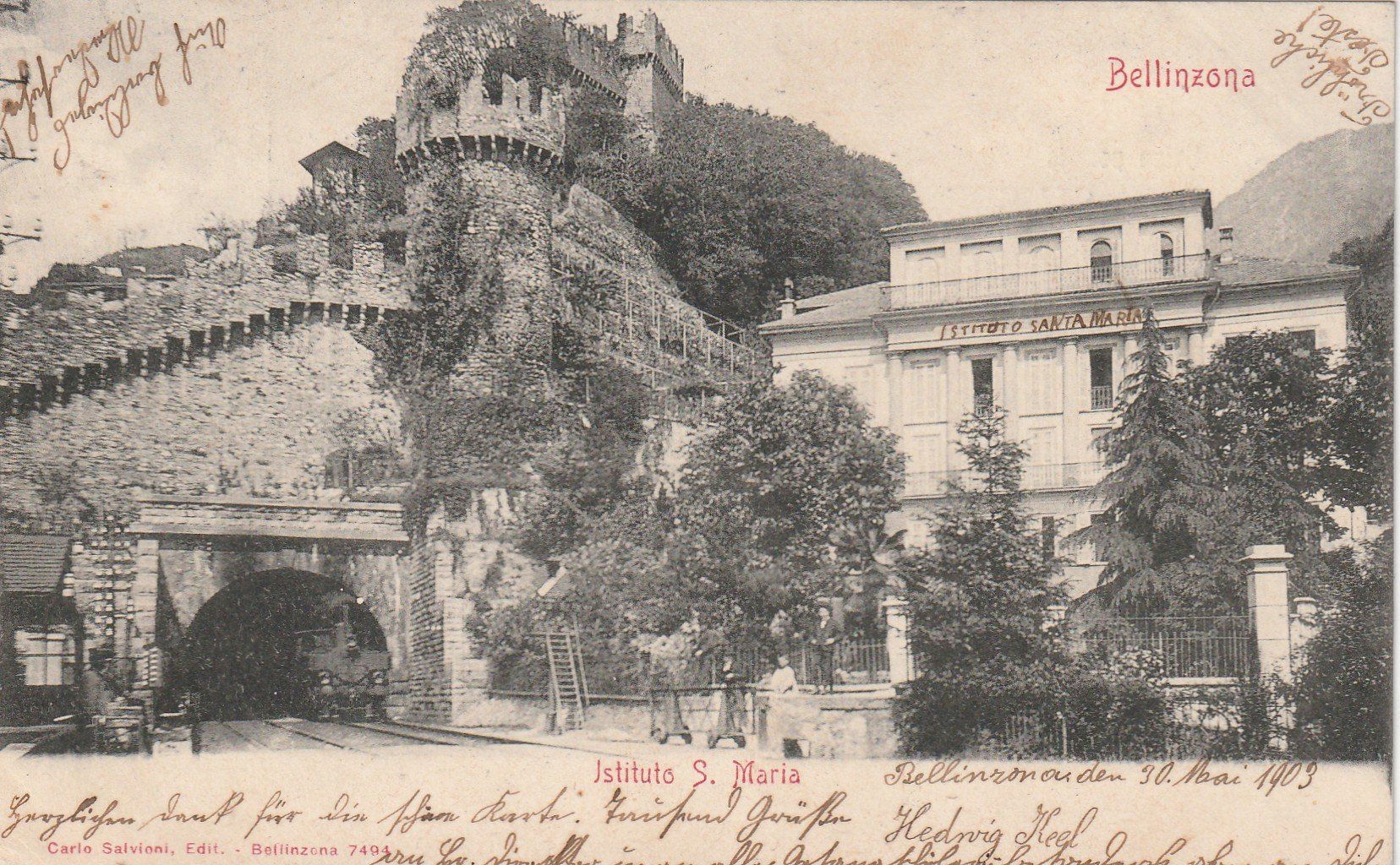 Ansichtskarten: Bellinzona – Gebraucht aus Rorschacherberg von fratovi2