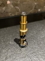 Antikes Mini Reisemikroskop Mikroskop Optica Optik