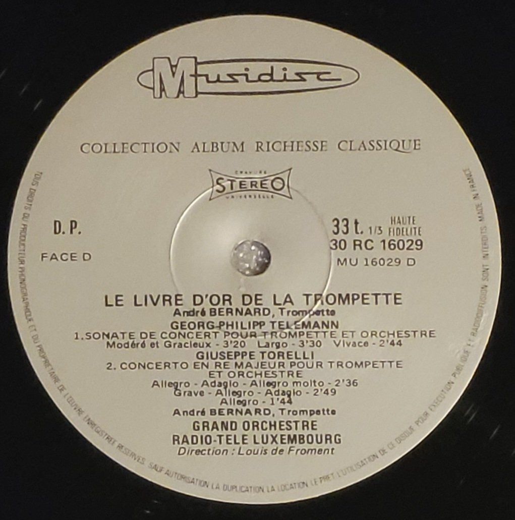 Dischi in vinile: Le Livre D'or De La Trompette – Usato da Zürich venduto da Avd 9