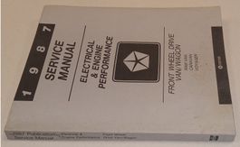 1987 Werkstatthandbuch FWD DODGE PLYMOUTH RAM VAN CARAVAN