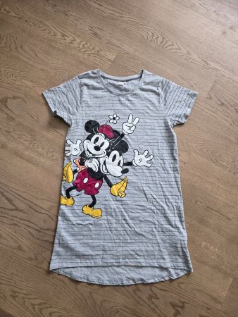 Disney Mickey Minnie Maus Streifen Nachthemd Grösse XL