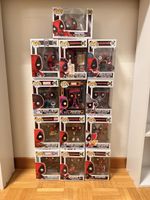 Funko Pop Sammlung Deadpool 13 Figuren neuwertig