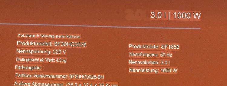 Elettrodomestici da cucina: Reiskocher – Usato da Waedenswil venduto da paimai 2