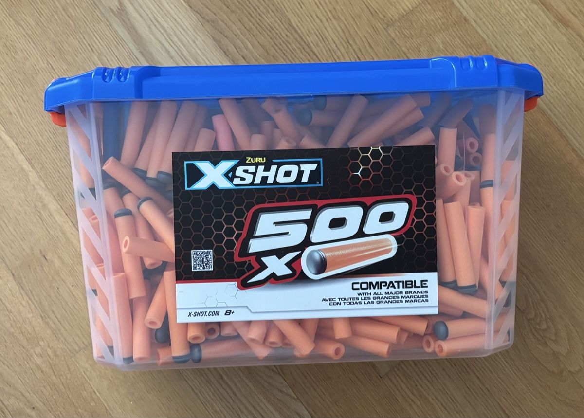 Nerf Giocattoli: Nerf Gun Set: 3 Blaster + über 500 Darts – Nuovo (secondo la descrizione) da Sisseln AG venduto da sam_mb8z 5