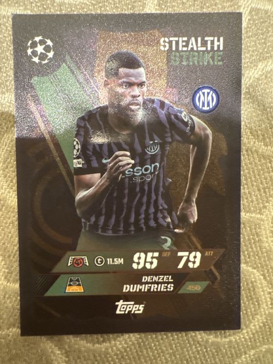 Match Attax Karte 2023/24 - Denzel Dumfries Inter Mailand (Neu (gemäss ...