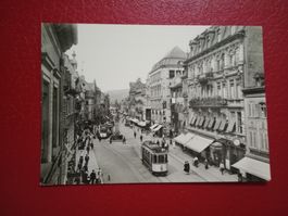 Freiburg im Breisgau s/w Karte Kaiserstrasse Tram (94)