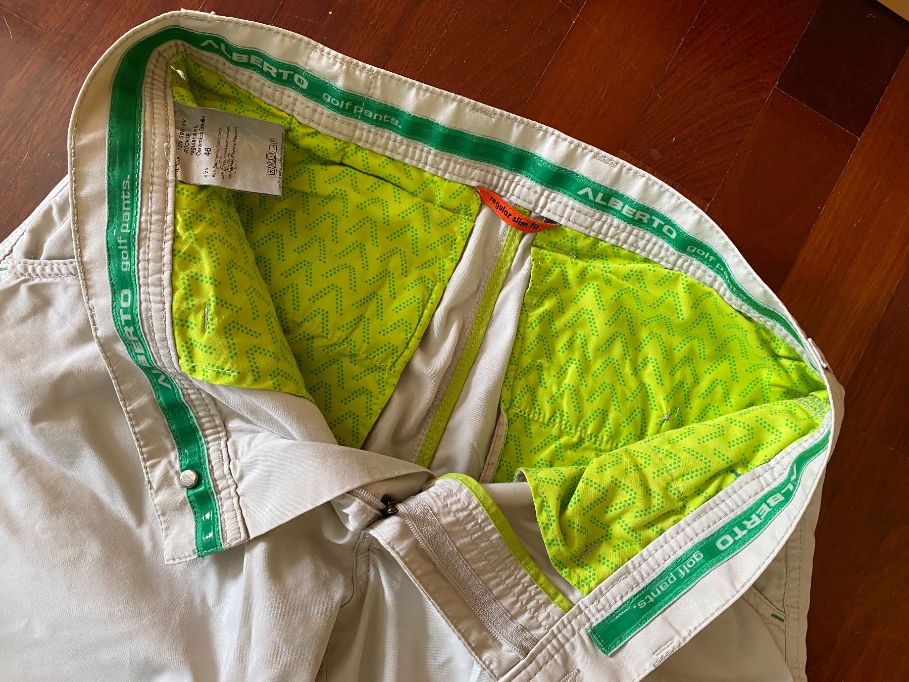 Pantaloni: ALBERTO Herren Golfhose Gr. 46 – Usato da Besazio venduto da lionheart63 1