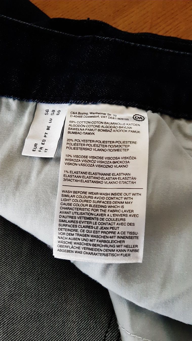 C&A Jeans: Jeanshose, Grösse 56, dunkelblau – Nuovo (secondo la descrizione) da Winterthur venduto da meci02 8