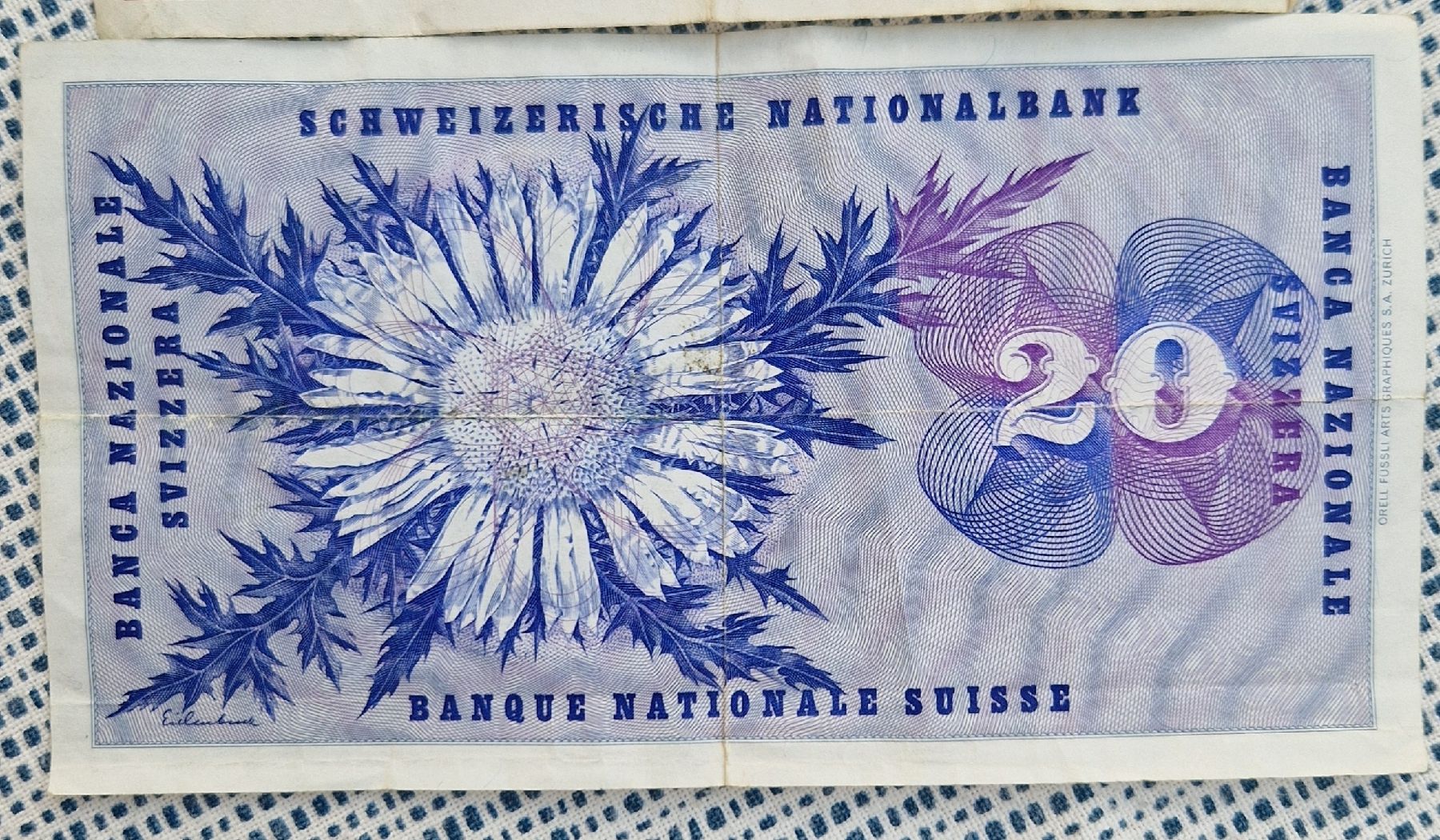 Banknoten: Alte Schweizer Banknoten 10er & 20er – Gebraucht aus Hünibach von  4