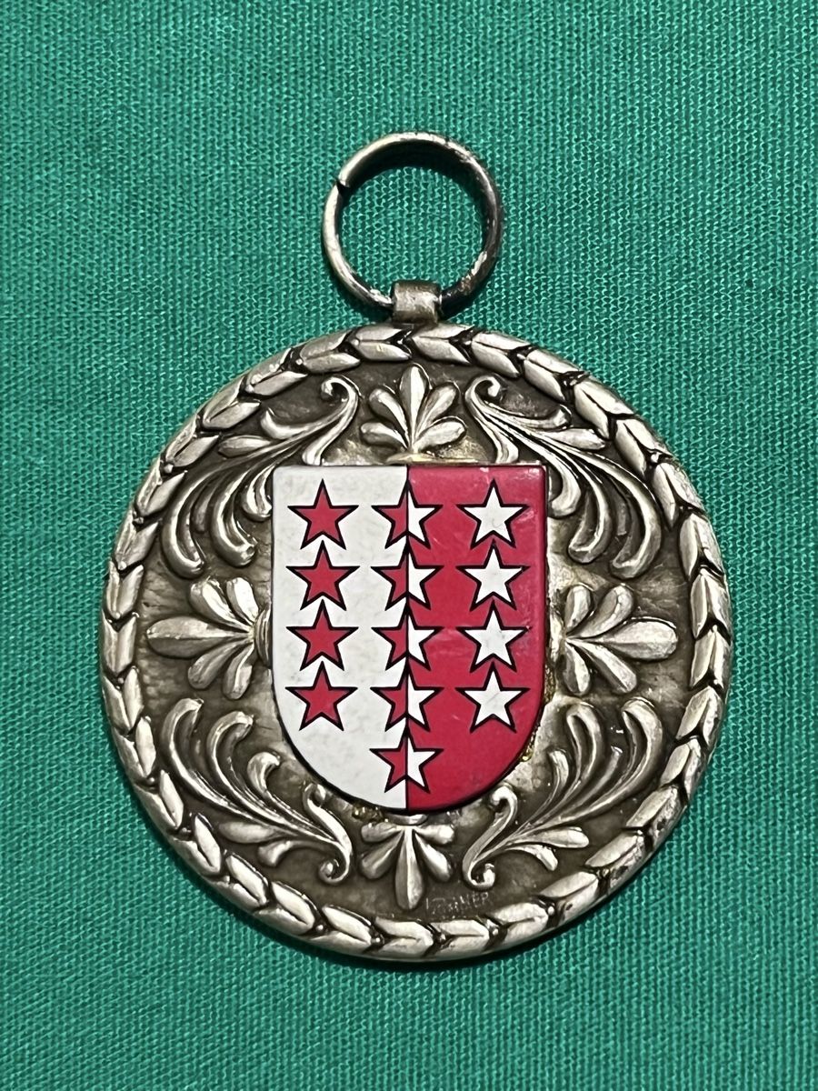 Medaillen: Wallis Wappen Medaille  – Gebraucht aus Itingen von Bebbi6569