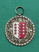 Wallis Wappen Medaille 