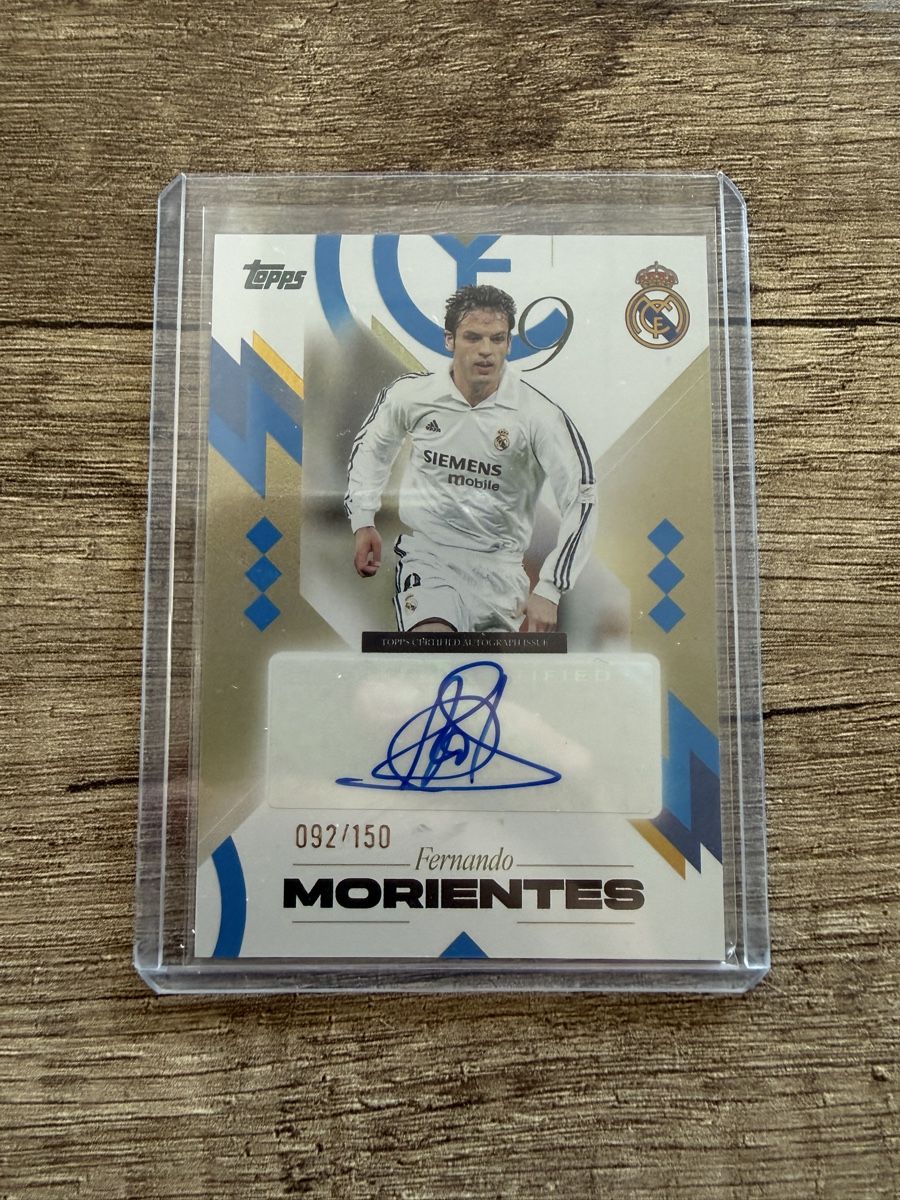 Topps Sammelbilder & Trading cards: Fernando Morientes Real Madrid 25/26 Autograph /150 – Neu (gemäss Beschreibung) aus Koblenz von Maestro_TCG