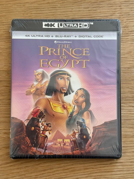 The Prince Of Egypt 4K UHD Blu-ray (Brand New) - 2023 Release With