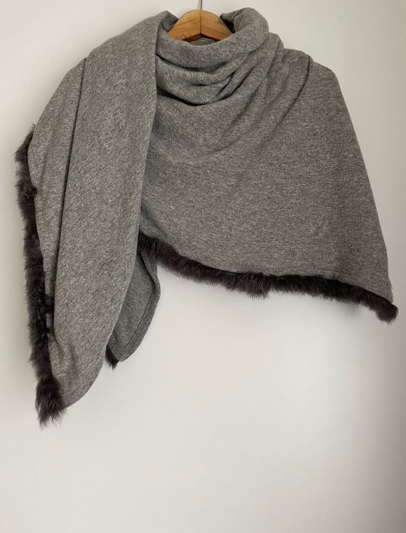 Wikinger Kunstfell Kragen Wärme Winter Schal Stola Für Damen - Mittelalter Pelz Umhang Cosplay Accessoire