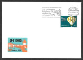 Sonderbrief 64. Esperanto Kongress Luzern 28.7.1979
