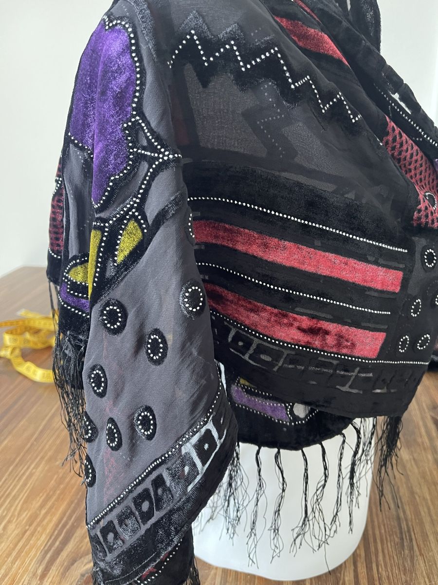Foulard & Sciarpe: Écharpe longue multicolore soie / viscose comme neuve – Nuovo (secondo la descrizione) da Kloten venduto da Vermicelles 3