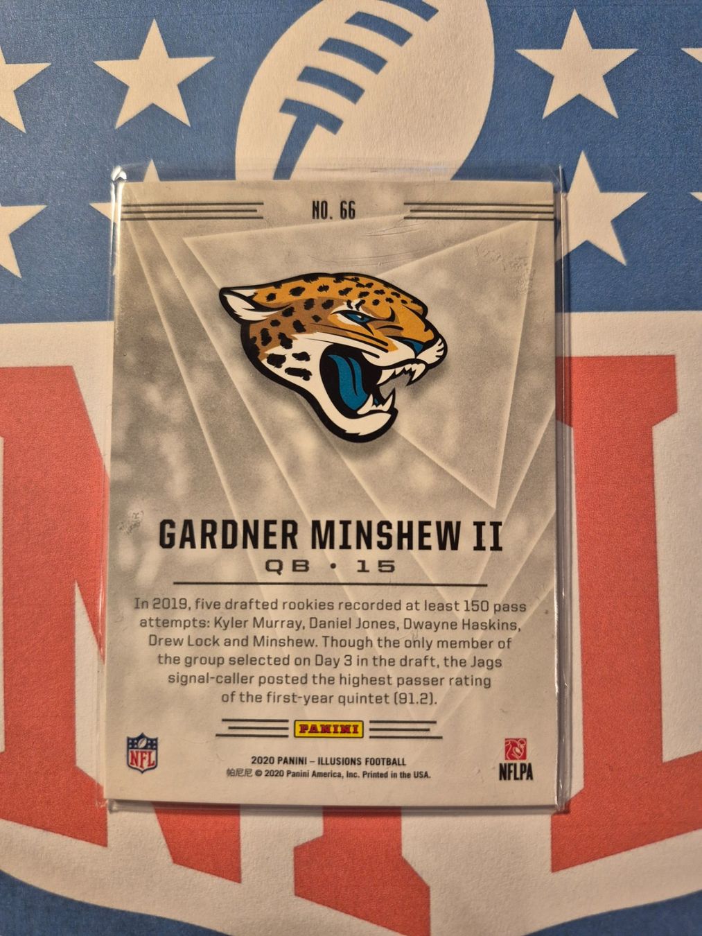 Panini Carte collezionabili: NFL Gardner Minshew Jacksonville Jaguars – Usato da Treiten venduto da Sauber73 1