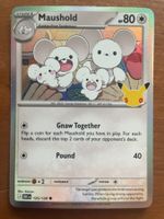 Pokemon Maushold Holo 30 Jahre (Versand gratis)