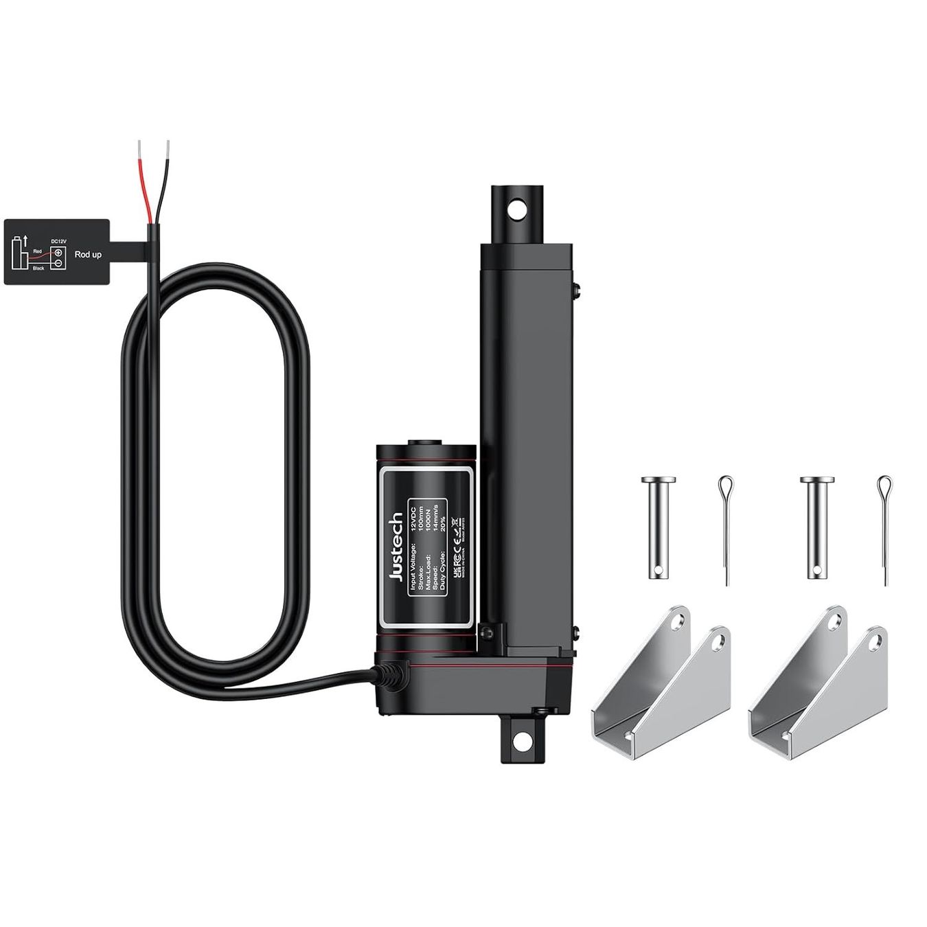 Metall- & Schlosserei Sonstiges: Linearaktuator Justech 12VDC 100mm Hub 2000N – Gebraucht aus Aadorf von Gaegu
