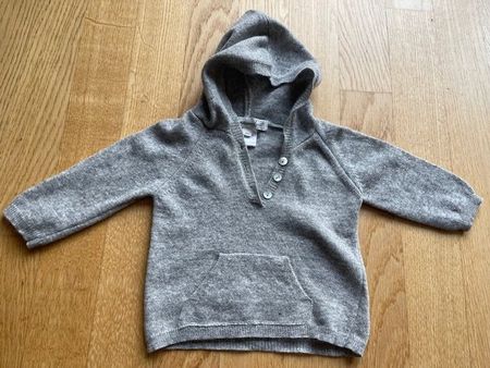 Kapuzenpulli von Normandie Gr. 6 Monate (100% Merino wolle)