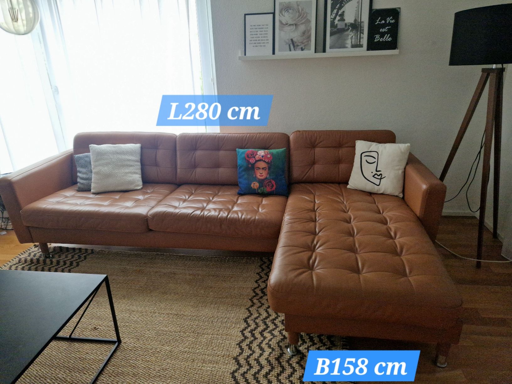 Divani: Sofa / Couch, cognacbraun, sehr gut erhalten! – Usato da Staufen venduto da piuma79 1
