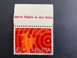 1972 50 Jahre Radio in der Schweiz 30 C. ET (ZNr 507)