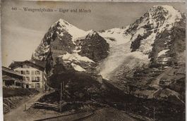 WENGERALPBAHN  -  Eiger und Mönch  -  1916