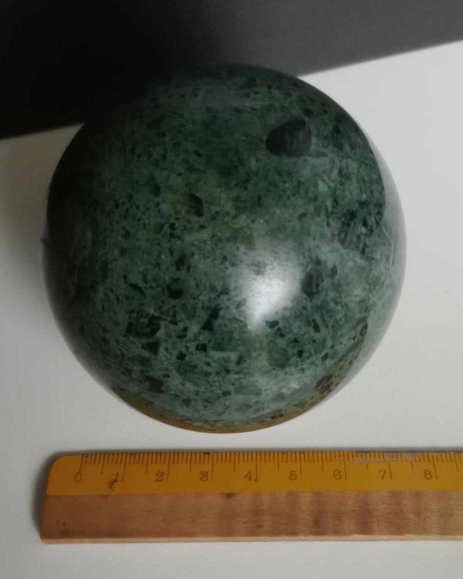Pietre preziose: SPHÈRE / KUGEL - JASPE VERT  / Brésil - 600 gr – Usato da Le Locle venduto da PereiraHugo 5