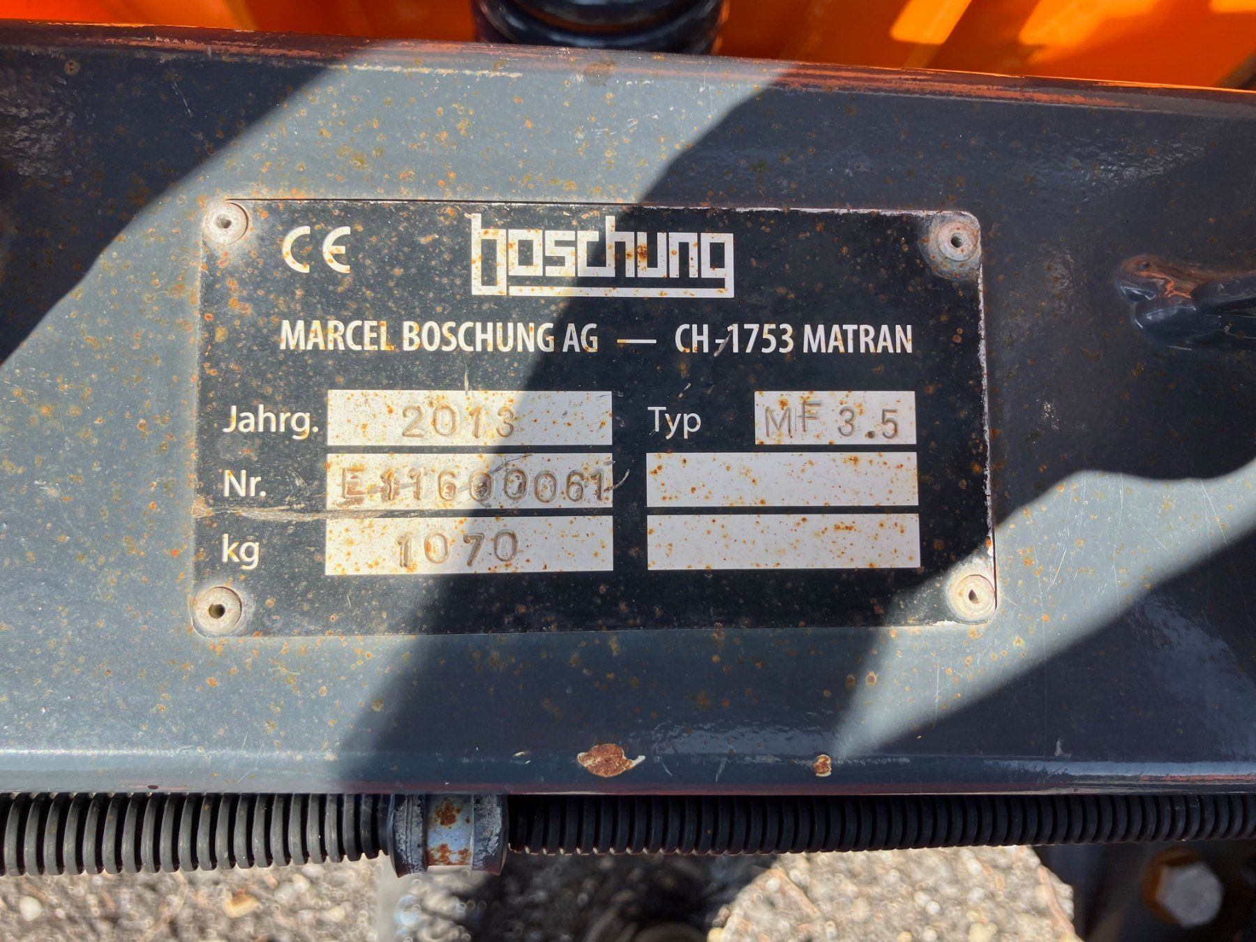 Boschung Schneeräumung: Schneepflug Boschung MF 3.5 – Gebraucht aus Finsterwald LU von 19362535 3