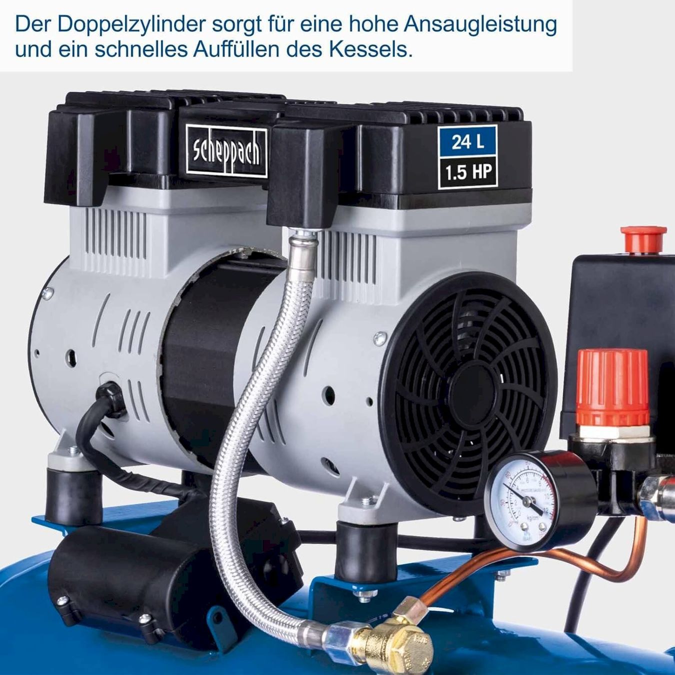 Scheppach Kompressoren: Scheppach Kompressor HC26Si – Neu und originalverpackt aus Bottighofen von zaap 6