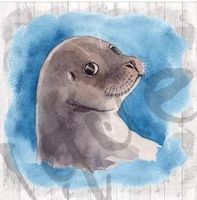 Serviette sea seal (1525) 2Stk.