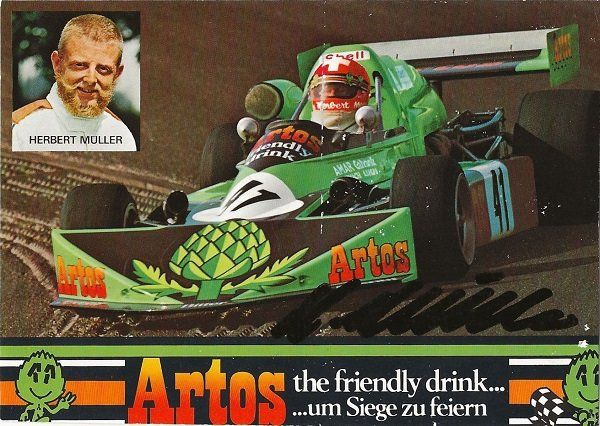 Autografi: Autogrammkarte Herbert Müller – Usato da Solothurn venduto da F1shop1