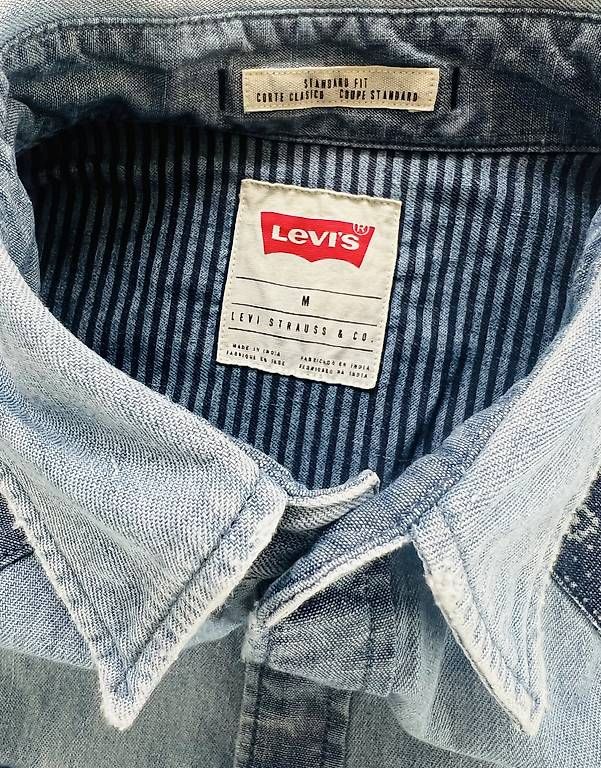 Levi's Camicie: EINZIGARTIGES LEVI'S VINTAGE RECYCLING DENIMHEMD – Usato da Horgen venduto da Seppus75 3