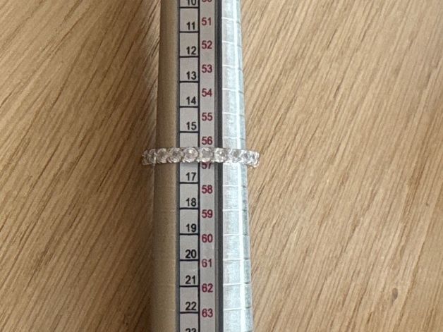 Anelli: Luxus Elegante Memoire 18/8 Ring  Farbe Silber – Nuovo (secondo la descrizione) da Biel-Bienne venduto da Roserosse13 5