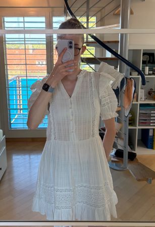 C&A weisses Sommerkleid, Grösse 36