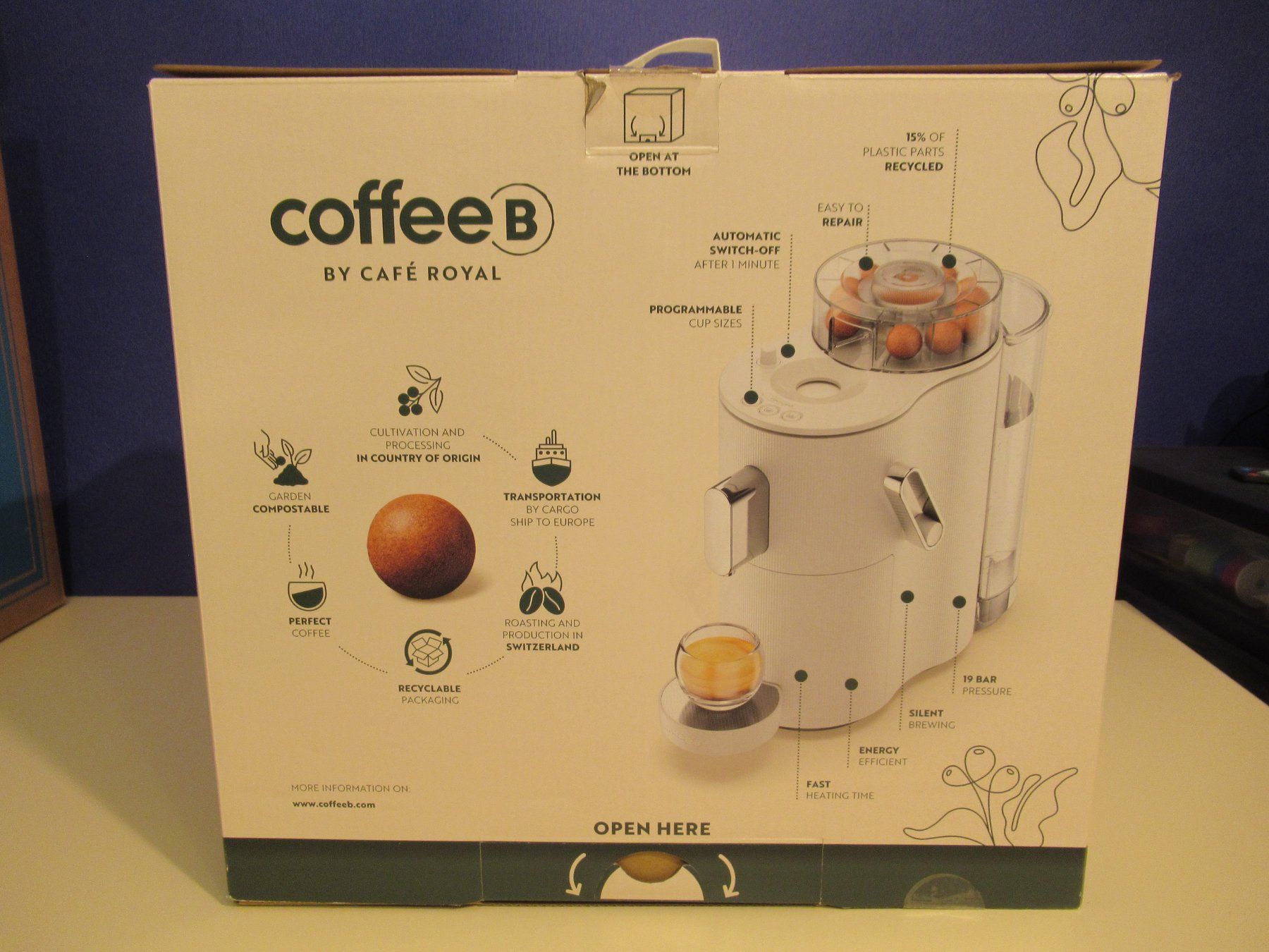 Coffee B Macchine per caffè & Macchine per espresso: Coffee B Globe Kaffeemaschine - originalverpackt – Usato da Binz venduto da Hailqueen 1