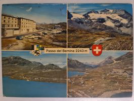 Alte Postkarte Bernina Pass 1978 frankiert