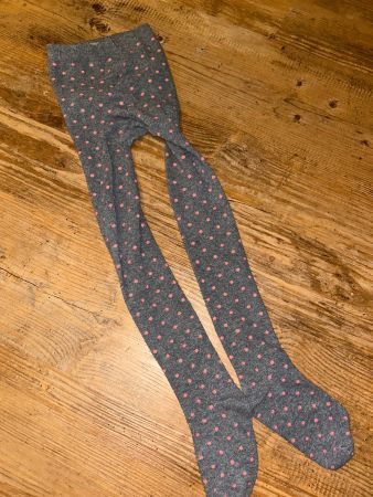 Graue Strumpfhose 110/116 - neuwertig
