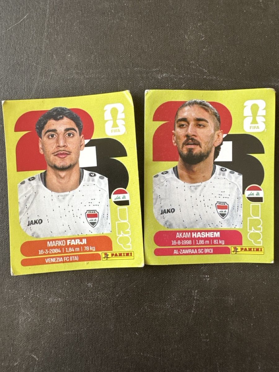 Panini Carte collezionabili: Panini WC 26 Iraq – Nuovo (secondo la descrizione) da La Tour-de-Peilz venduto da Leeleeka