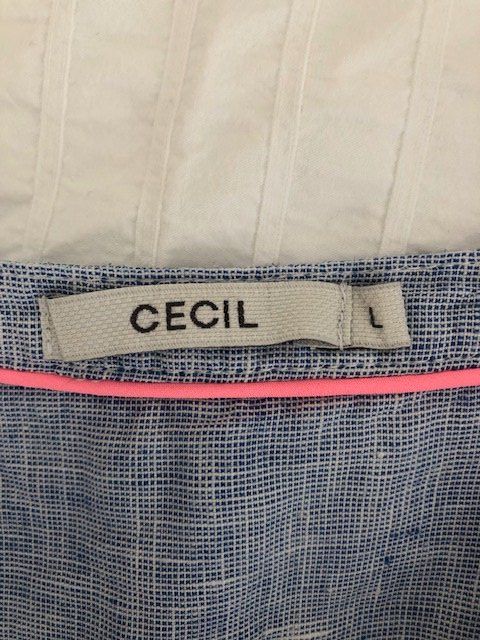 Cecil Camicette: Leinenbluse, Cecil, hellblau, L, 3/4 Arm – Usato da Hünenberg See venduto da dustein 4