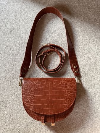 Schultertasche, Umhängetasche braun, wie neu