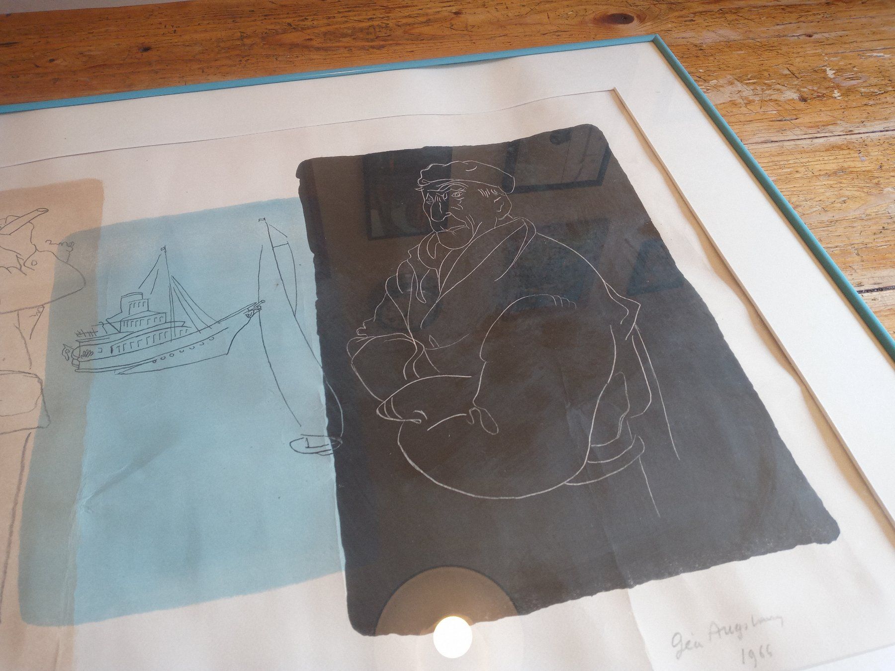 Grafiken & Lithographien: Lithograpie Géa Augbourg 1966 – Gebraucht aus Prez-vers-Siviriez von Monija70 4