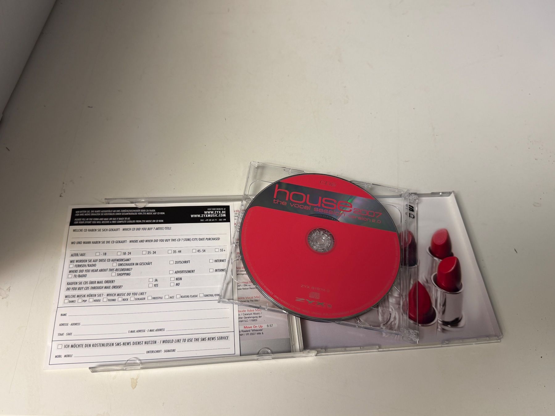CD: House 2007 - The Vocal Session Version 2.0 - SRA04B – Nuovo (secondo la descrizione) da Küsnacht ZH venduto da JazzRecords 3
