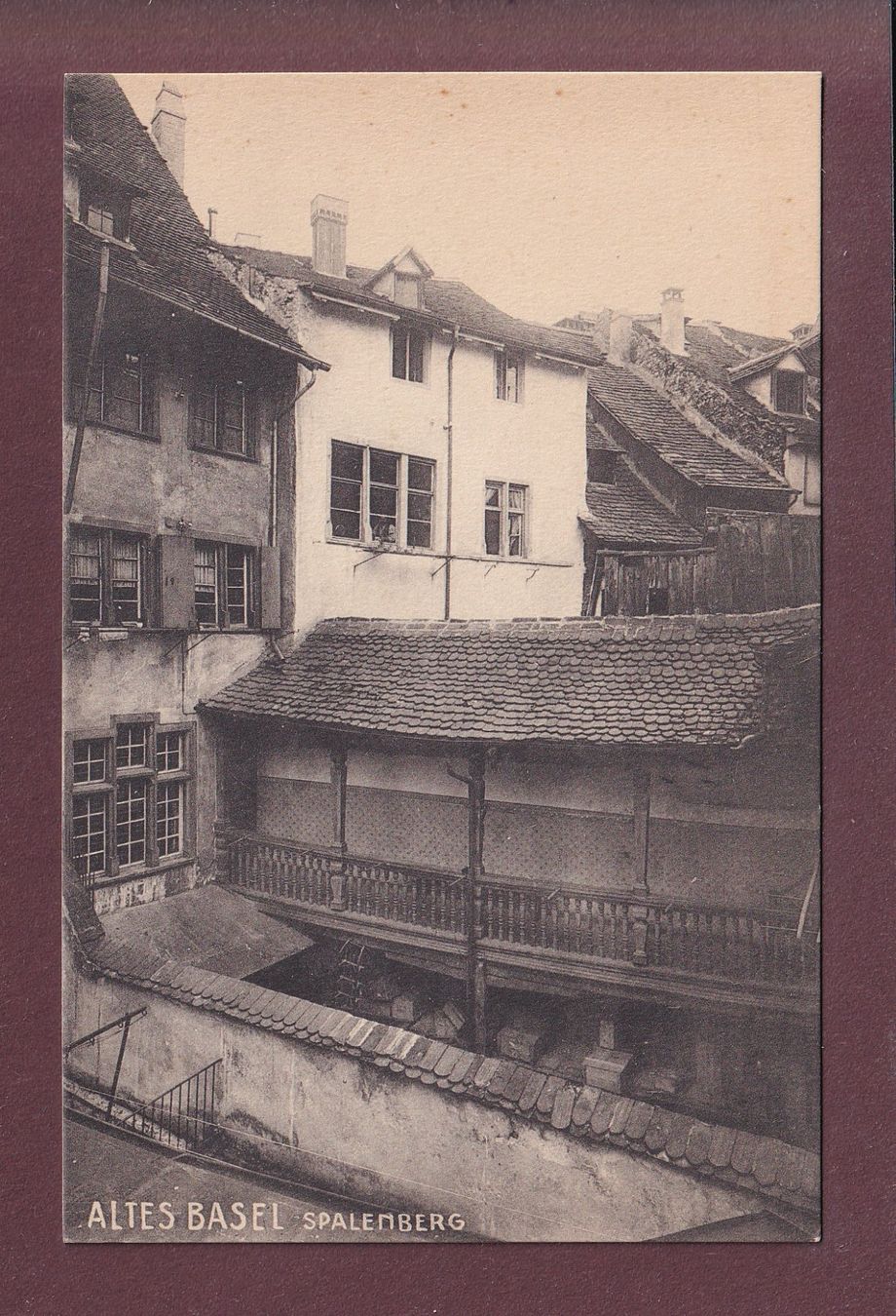 Cartoline postali: Altes BASEL - Spalenberg – Usato da Pully venduto da nicecards