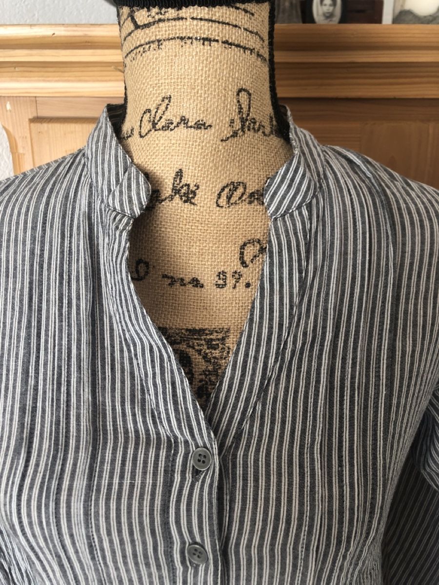 Camicette: Chemise rayée vintage, taille S – Usato da Biel/Bienne venduto da Lianumi 1
