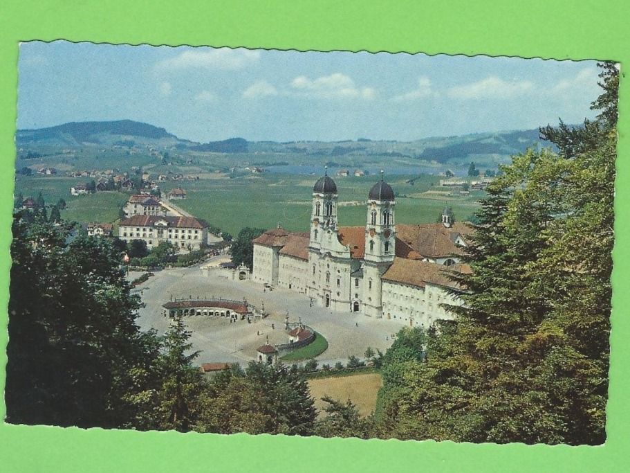 Ansichtskarten: Kloster Einsiedeln – Gebraucht aus Zürich von t24_de