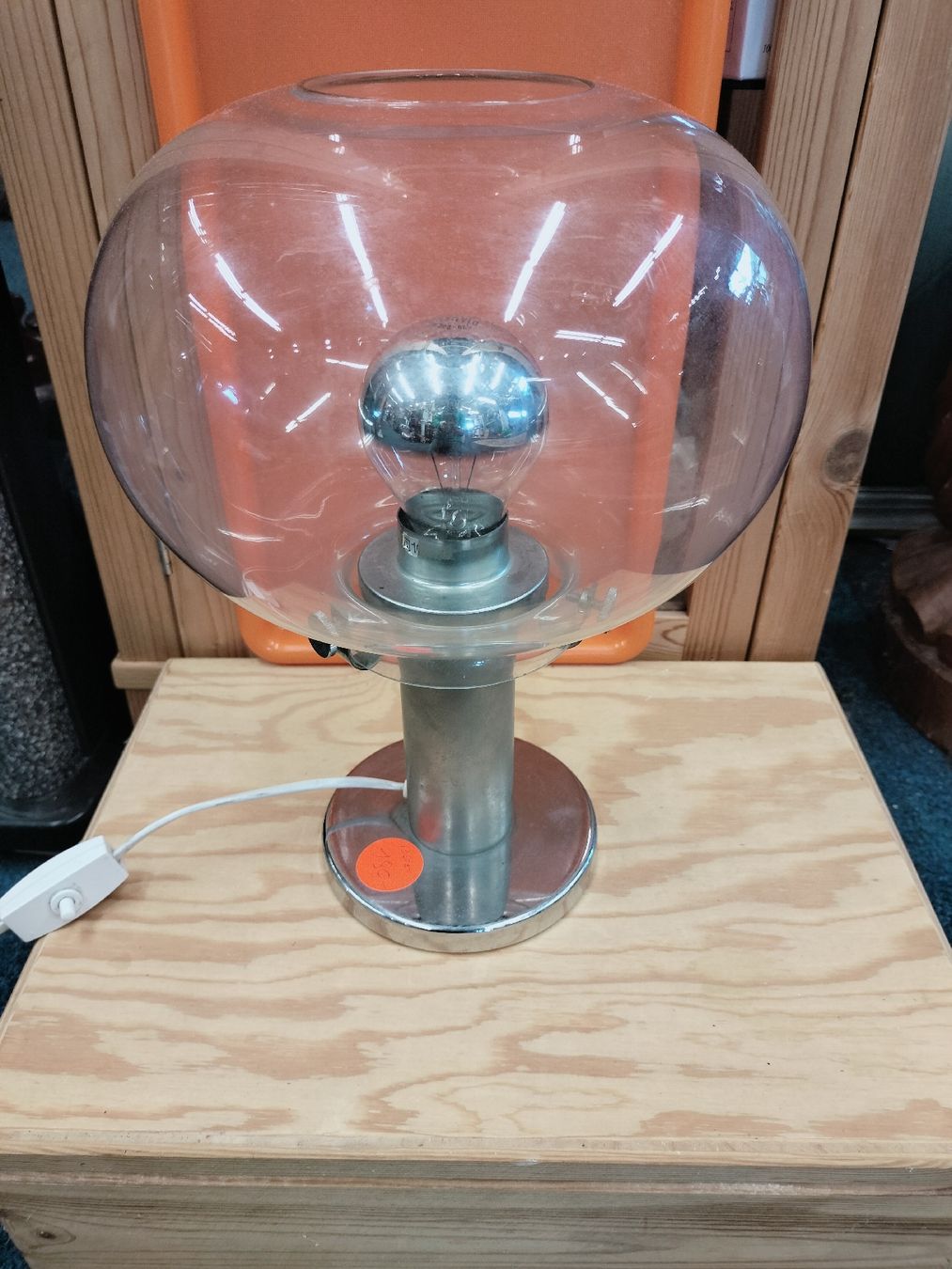 Lampade: Vintage Space Age Globe Tischlampe, 1970er – Usato da Zwingen venduto da inf_2blh