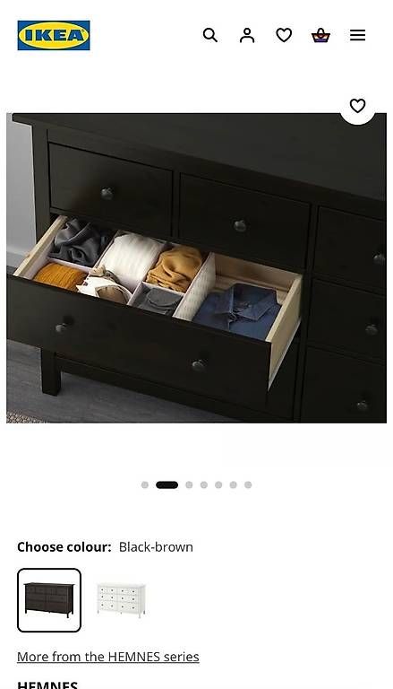 Cassettiere: Cassettiera Hermnes ikea  – Usato da Tenero venduto da GiuseppeStancanelli 1