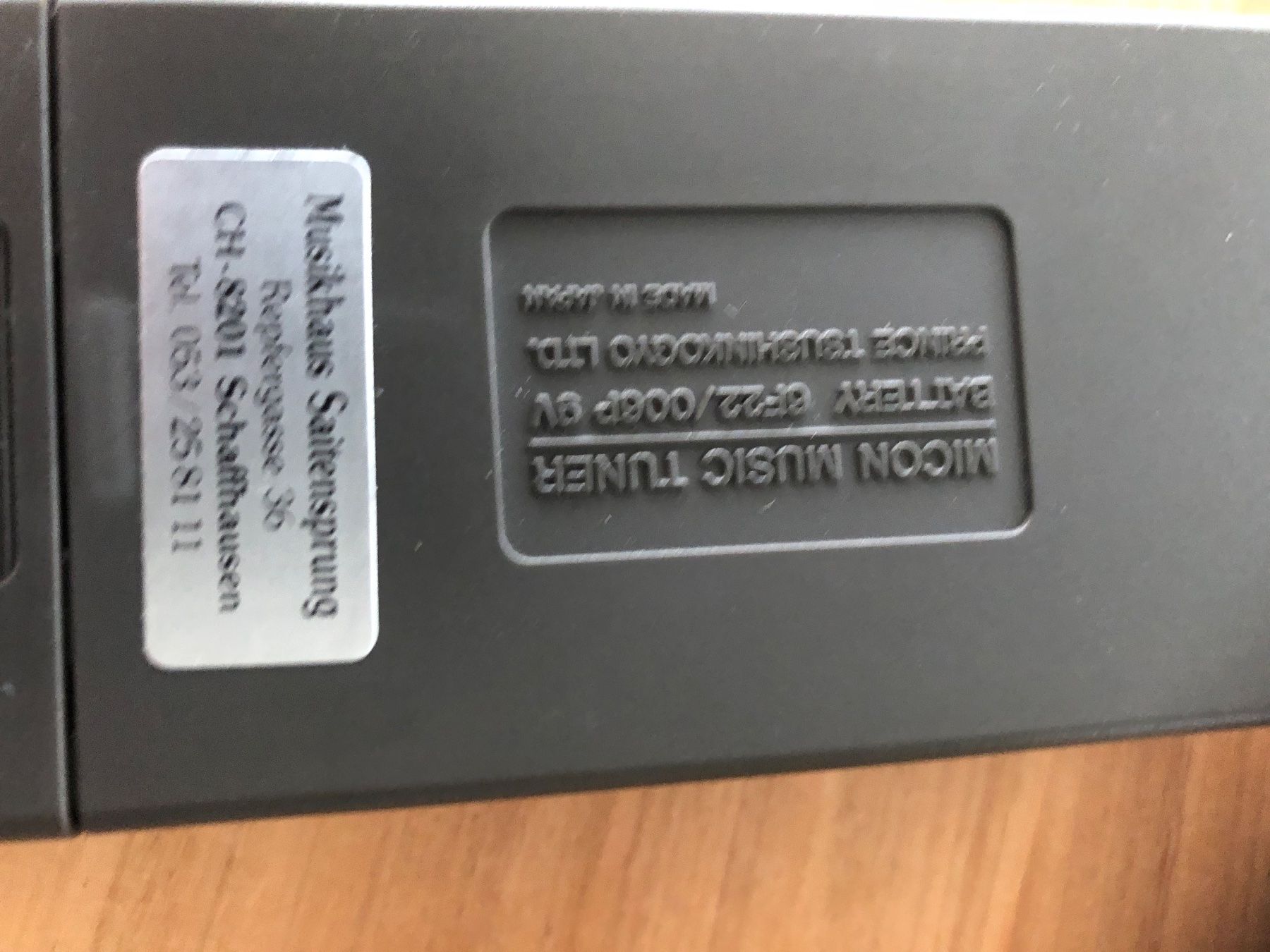 Strumenti musicali: Arion HU-8400 Gitarrenstimmgerät – Usato da Kaltbrunn venduto da lagone1 2