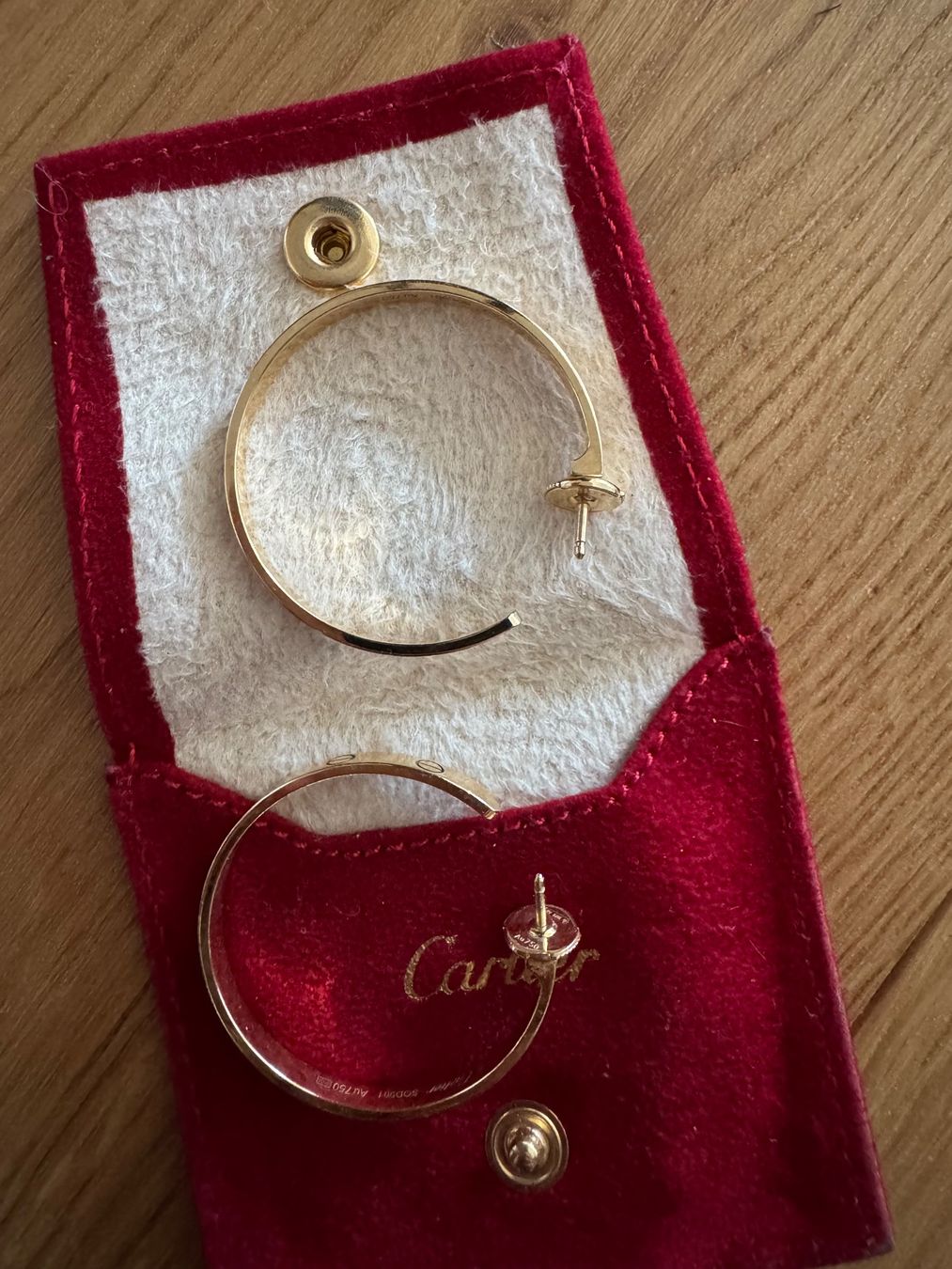 Cartier Orecchini pendenti & Orecchini a lobo: Cartier Love Creolen – Nuovo (secondo la descrizione) da Wittenbach venduto da janine37 1